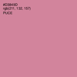 #D3849D - Puce Color Image