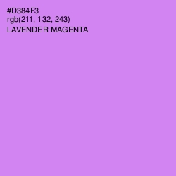 #D384F3 - Lavender Magenta Color Image