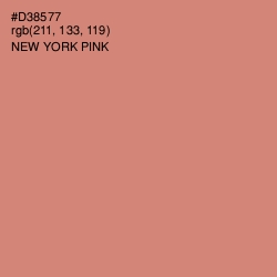 #D38577 - New York Pink Color Image