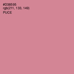 #D38595 - Puce Color Image