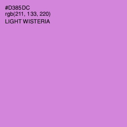 #D385DC - Light Wisteria Color Image