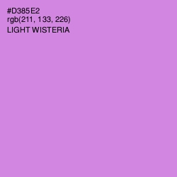 #D385E2 - Light Wisteria Color Image