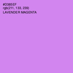 #D385EF - Lavender Magenta Color Image