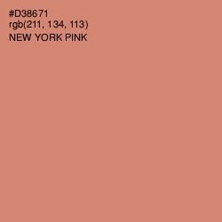 #D38671 - New York Pink Color Image