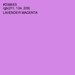 #D386E5 - Lavender Magenta Color Image