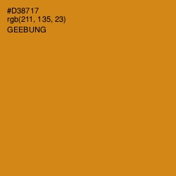 #D38717 - Geebung Color Image