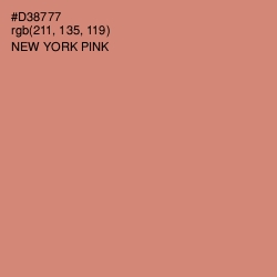 #D38777 - New York Pink Color Image