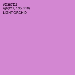 #D387D2 - Light Orchid Color Image