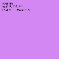 #D387F2 - Lavender Magenta Color Image