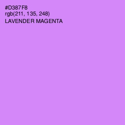 #D387F8 - Lavender Magenta Color Image