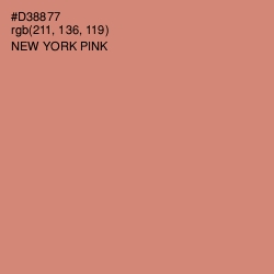 #D38877 - New York Pink Color Image