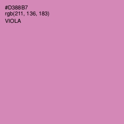 #D388B7 - Viola Color Image