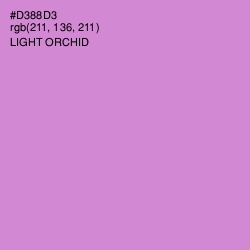 #D388D3 - Light Orchid Color Image