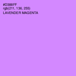 #D388FF - Lavender Magenta Color Image