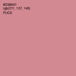 #D38991 - Puce Color Image