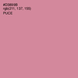 #D3899B - Puce Color Image