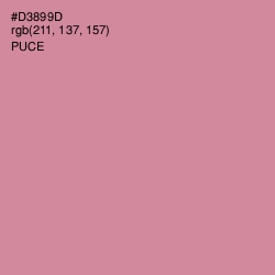 #D3899D - Puce Color Image