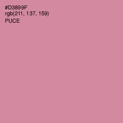 #D3899F - Puce Color Image