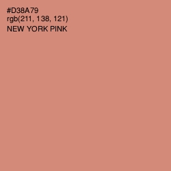 #D38A79 - New York Pink Color Image