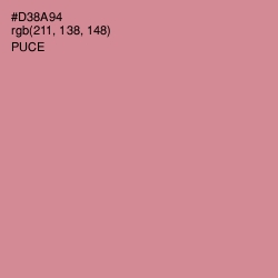 #D38A94 - Puce Color Image