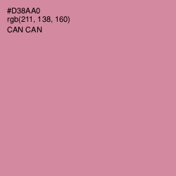 #D38AA0 - Can Can Color Image