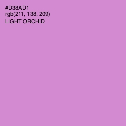 #D38AD1 - Light Orchid Color Image