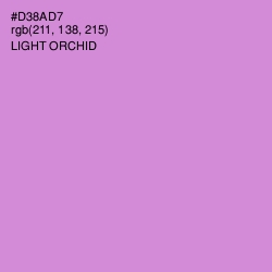 #D38AD7 - Light Orchid Color Image