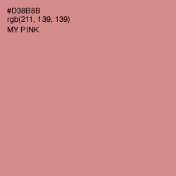 #D38B8B - My Pink Color Image
