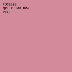 #D38B9B - Puce Color Image