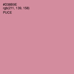 #D38B9E - Puce Color Image