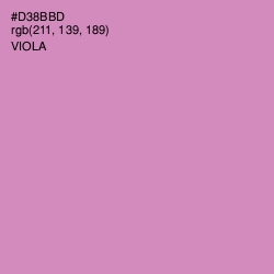 #D38BBD - Viola Color Image