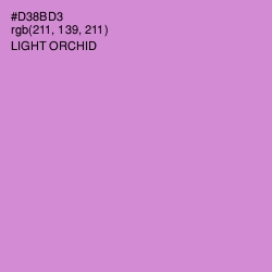 #D38BD3 - Light Orchid Color Image