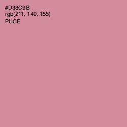 #D38C9B - Puce Color Image