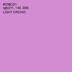 #D38CD1 - Light Orchid Color Image