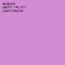 #D38CD3 - Light Orchid Color Image