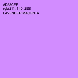 #D38CFF - Lavender Magenta Color Image