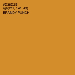 #D38D2B - Brandy Punch Color Image