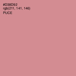 #D38D92 - Puce Color Image