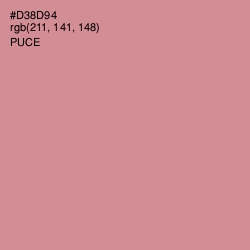 #D38D94 - Puce Color Image