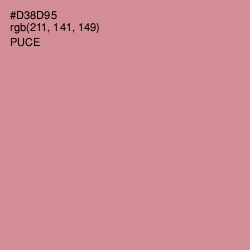 #D38D95 - Puce Color Image