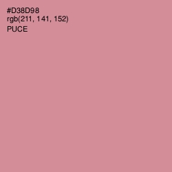 #D38D98 - Puce Color Image