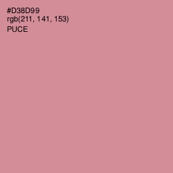 #D38D99 - Puce Color Image