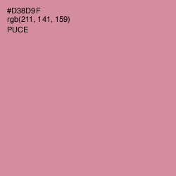 #D38D9F - Puce Color Image