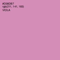 #D38DB7 - Viola Color Image