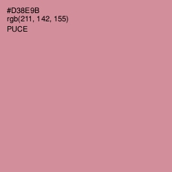 #D38E9B - Puce Color Image