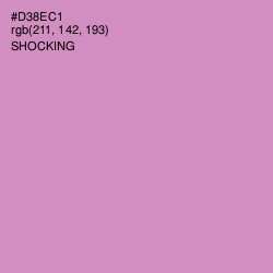 #D38EC1 - Shocking Color Image