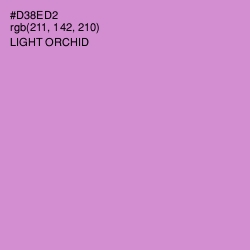 #D38ED2 - Light Orchid Color Image