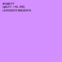 #D38EFF - Lavender Magenta Color Image