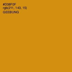 #D38F0F - Geebung Color Image