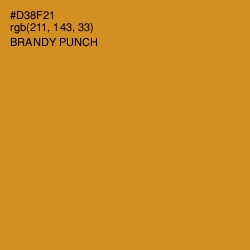 #D38F21 - Brandy Punch Color Image